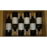 Six bottles 2007 Clos Floridene, Graves