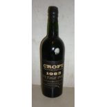 One bottle 1963 Croft