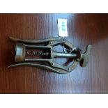 James Heeley "A1" double lever steel corkscrew in good condition.