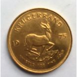 Gold Krugerrand 1975.