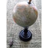 Small Phillips six inch globe and Meccano oil can.