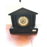 Nineteenth century slate mantle clock.