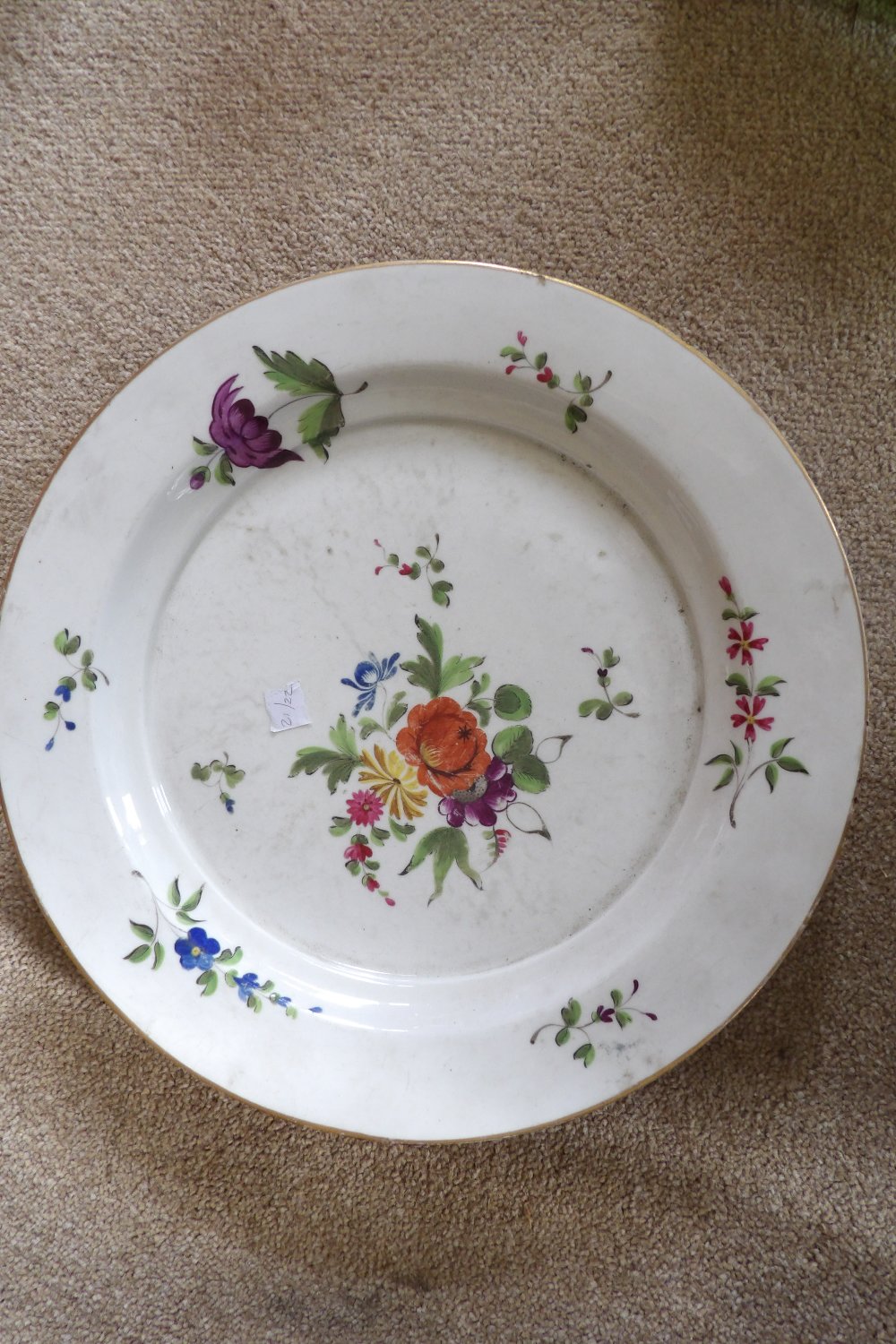 Eighteenth century porcelain platter.