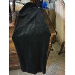 Susan Small black velvet evening cape.