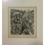 Original etching limited edition etching by E Wiirault 1949 No 7 of 10 premiere etat