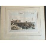 19thc map of Hull Yorkshire by W. Daniell 1822, 22x29cms