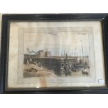 19thc print of Hull by William Daniell 1822, 24x35cms.