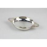 An Art Deco small silver quaich, maker the Artificers Guild Ltd., London 9131 (marks worn), 2.5oz