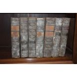 Ben Jonson, The Works of Ben Jonson, seven volumes with notes by Peter Whalley, published London