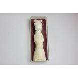 A Roman carved bone child's doll (a/f), 10cm