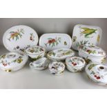 Royal Worcester Evesham pattern oven to table ware including vegetable dishes and tureens, bowls,