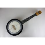 A Swanee stained wood banjo-ukulele, 54.5cm