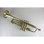 A Zenith J R Lafleur brass trumpet, 54cm