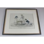 After Lante, two 19th century French coloured fashion prints, Le Bon Genre No's 107 and 108, 28cm by