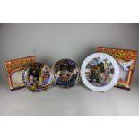 A set of eight Royal Doulton Harry Potter wall plates depicting illustrations from the first book,