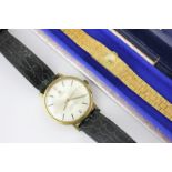 A ladies rolled gold Rotary bracelet watch; and a gentleman's rolled gold Tissot wrist watch