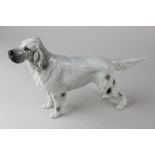 A Beswick porcelain English setter Bayldone Baronet, model 973, in speckled grey gloss