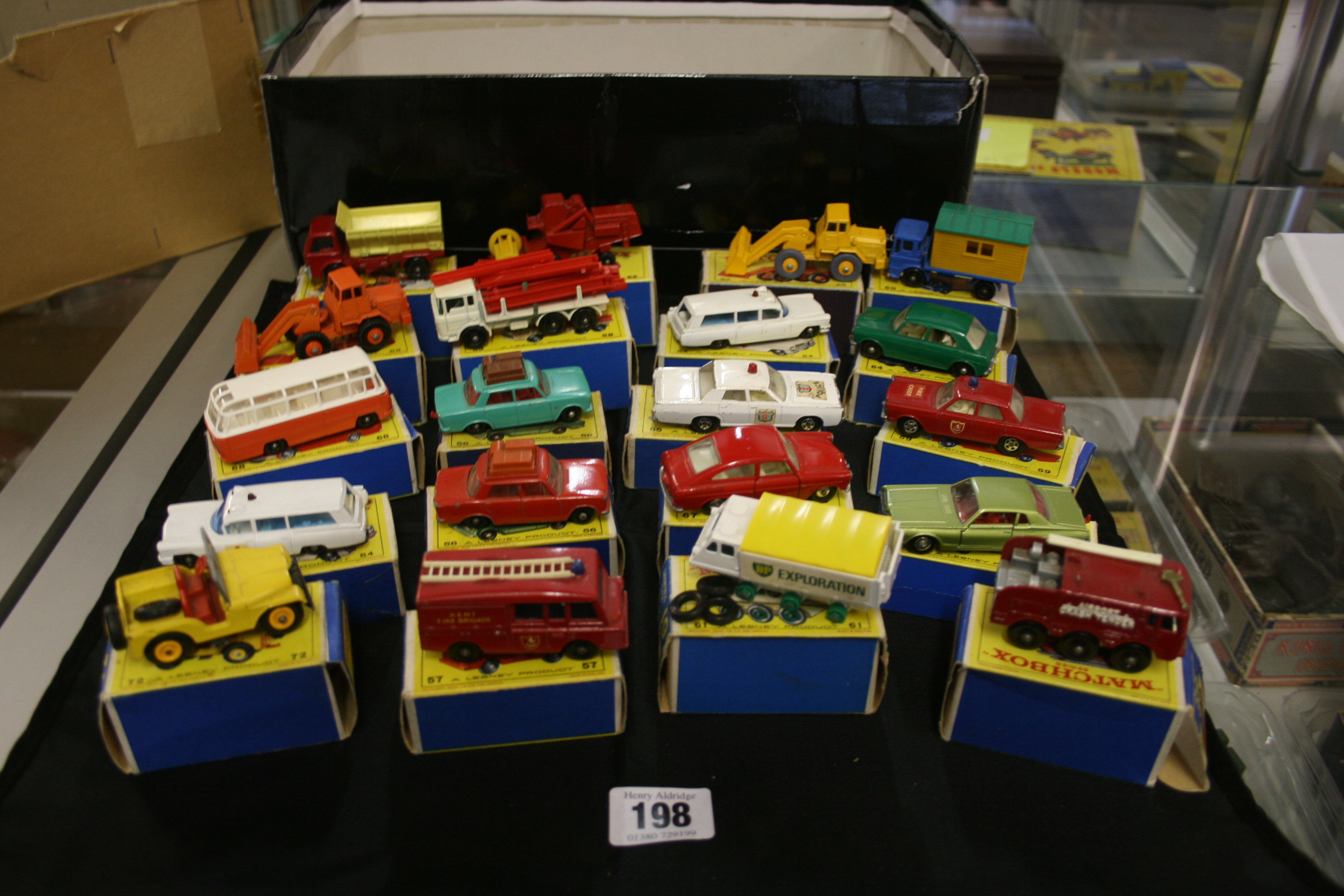 Toys: Diecast Lesney Matchbox 54B x 2, 55B, 56B x 2, 57C, 58C, 59C, 60B, 61B, 62C, 63B, 64B, 65C, - Image 2 of 2