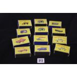 Toys: Diecast Lesney Matchbox 1-75 Series 32A, 34B x 2, 38B, 41B, 43B, 45A x 2, 46B, 47B, 48B, 53B.