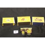 Toys: Diecast Lesney Matchbox, numbers Y4, Y5 and Y14.