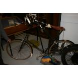 Bicycling's: Reproduction Dursley Pedersen bicycle, circa 1980s, with makers/retailers labels to the