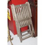 20th cent. Teak garden/steamer style chairs - a pair.