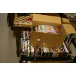 Computer games, music, etc: Blue-ray, PS3 games and Dvd's. (2 Boxes - Approx. over 100+).