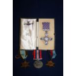 Military Medals: Second World War Battle of Britain D.F.C. Group of Four to Flight Lieutenant (Air