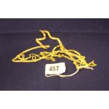 Hallmarked gold: 9ct link chains (1 rose gold) necklaces (2) and a fine rope chain approx. 20