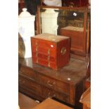 20th cent. Oak dressing table and washstand.