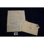 The Beatles: Letter postmarked 8th September 1963 to the vendor from Paul McCartney addressed from