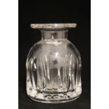 WHITE STAR LINE: First Class crystal/cut glass inkwell. 2¾ins.