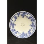 WHITE STAR LINE: Unusual Second Class Delft ironstone soup bowl. 9½ins.