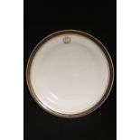 WHITE STAR LINE: Copeland Spode First Class OSNC dinner plate with cobalt blue rim decorated with