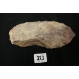 Antiquities: Paleolithic hand axe 6½ins. x 2¾ins.