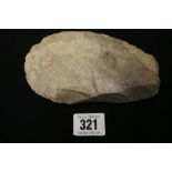 Antiquities: Paleolithic hand axe 5¼ins. x 2¾ins.