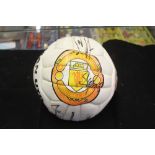 Football: Manchester United Squad signed football 1997 premier league winning team.