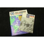 Sporting Ephemera: 1966 World Cup information pamphlet plus a Jules Rimet Cup World Championship