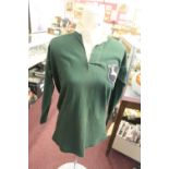 Rugby: South Africa Springbok jersey with pre 1933 Springbok patch, no 19 sewn onto the reverse with