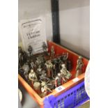 Royal Hampshire Art Foundry: Plated metal figures, Street Sellers, Town Crier, Black Smith, Wheel