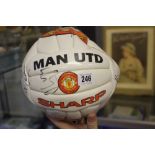 Football: Manchester United Squad signed football 1997 premier league winning team.