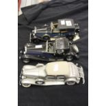 Franklin Mint Precision Models: '1930 Bugatti Royale Coupe Napoleon', '1929 Rolls Phantom 1