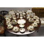 20th cent. Ceramics: Royal Albert 'Old Country Roses' cups and saucers x 14, 6" plates x 16, cake