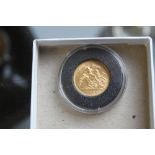 Gold Coin: Circulated half sovereign Edward VII 1904.