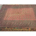 20th cent. Rugs and carpets, a Belgium weave carpet in wool Mossoul style, good condition 13ft.