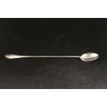 WHITE STAR LINE: Rare First Class Elkington plate cocktail spoon marked with both the burgee and