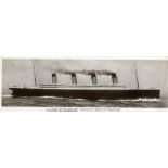 R.M.S. TITANIC: Walton of Belfast pre-sinking book card. 'The New White Star Liner Titanic, The twin