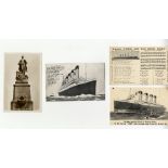 R.M.S. TITANIC: Post-disaster, including Tichnor Brothers, postcards. (4)
