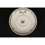 WHITE STAR LINE: John Maddock & Sons Stonier saucer. 5½ins.