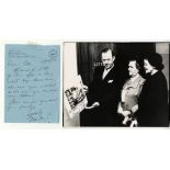 R.M.S. TITANIC: Titanic survivor Frank Aks signed photos of Mr Aks and his family together with a